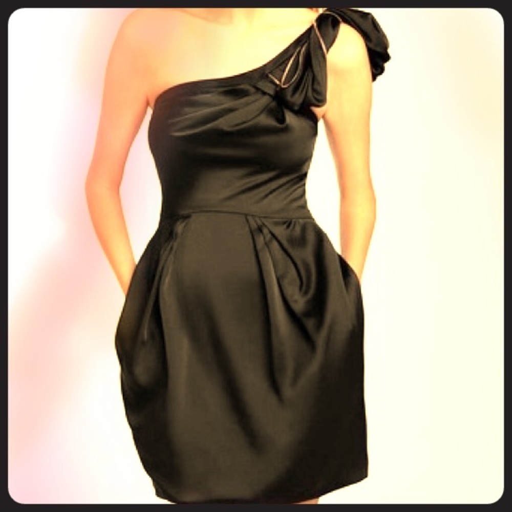 BCBG Monaco Azalea Black Dress